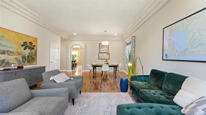 Easy to entertain with connected formal living & dining spaces