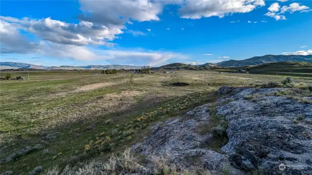 Looking over the South area of property from Center East.