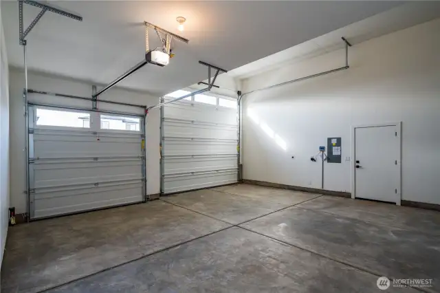 Huge RV garage space.
