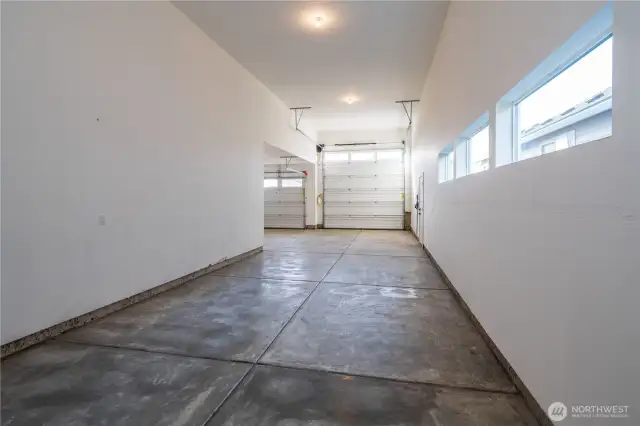 LARGE RV attached Garage.