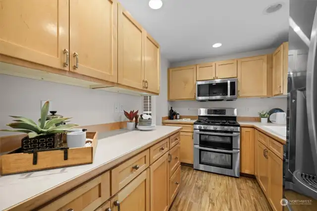 Kitchen on the second floor.