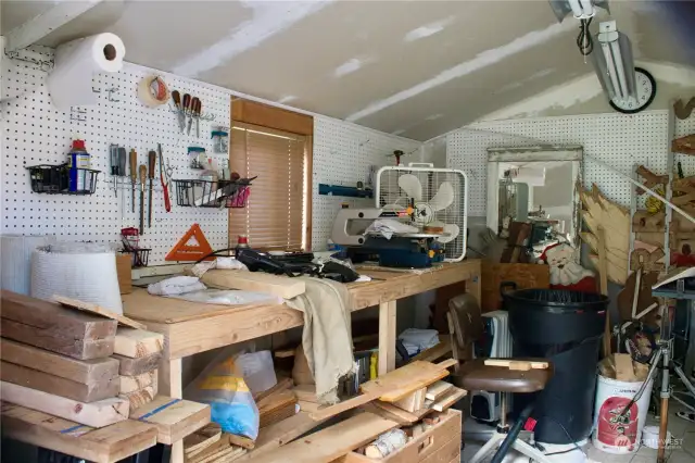 Woodshop Shed with Electricity