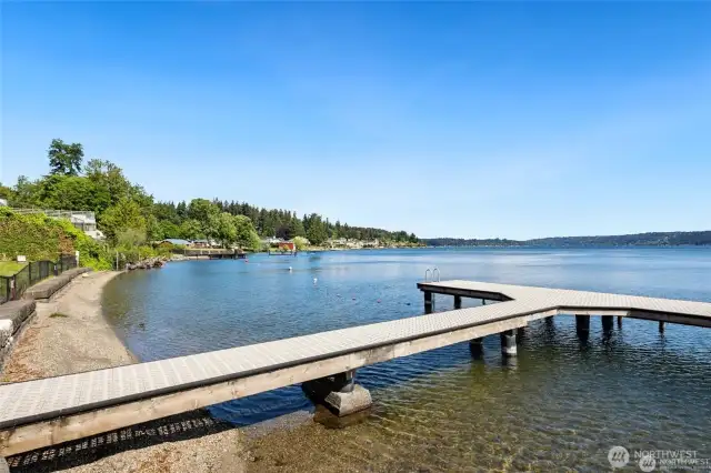 Private Beach access just minutes away