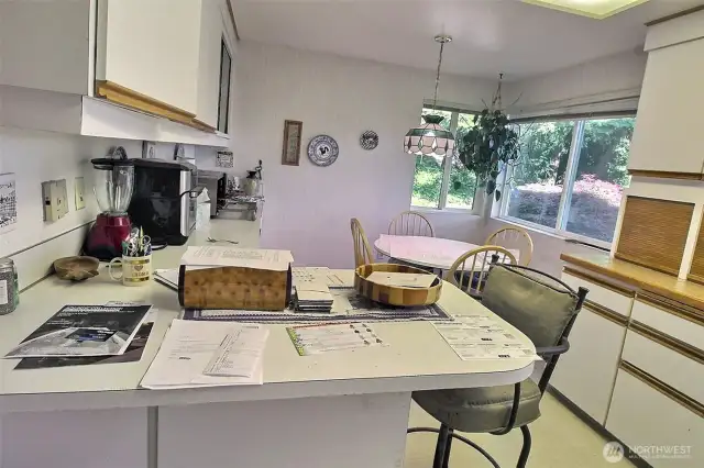 Bring your designs to transform this kitchen with Lake views to your dream kitchen
