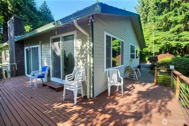 Deck facing Steet side