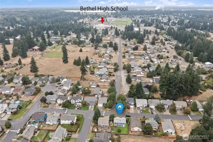 Walking distance to elementary, middle, and high schools.