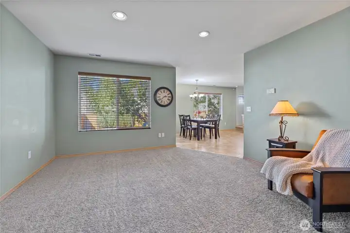 Family room off kitchen