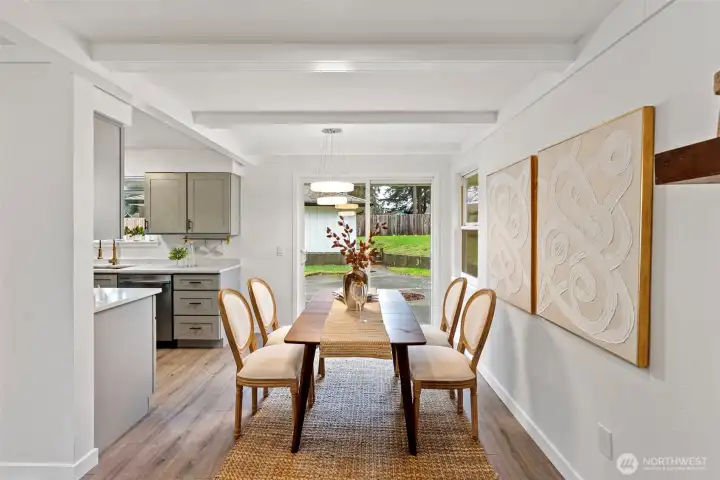 Slider for indoor/outdoor life and extra light