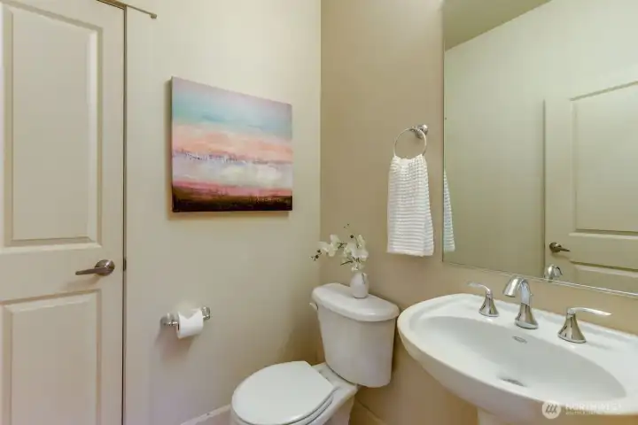 Half bath on main level