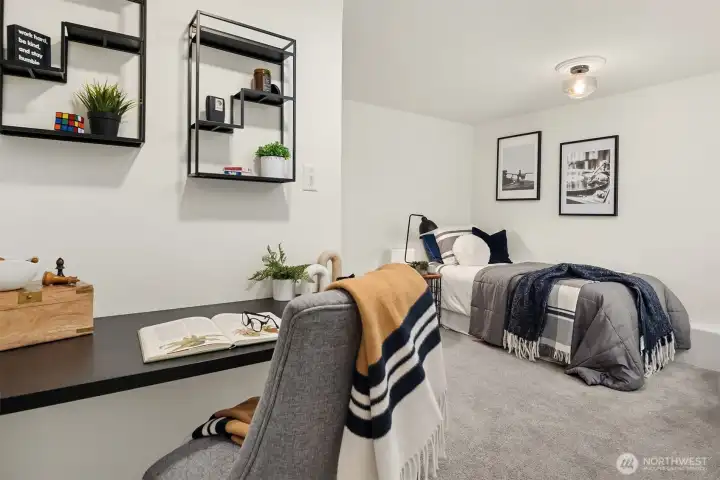 Another view of lower level NE bedroom