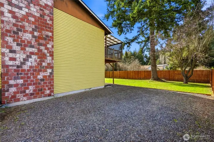 Extra parking or RV parking space