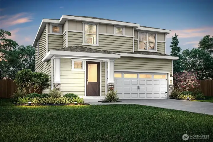 Example of the Cypress floorplan to be located at 6240 NW Bruggman Loop Example of the Cypress floorplan to be located at 6240 NW Bruggman Loop