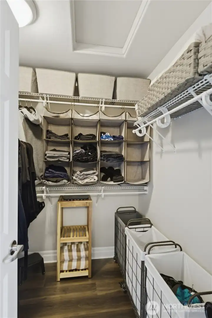 Walk in closet.