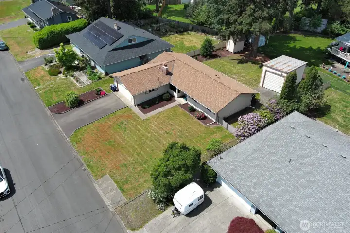 Set on a level, sprawling quarter-acre lot with timeless curb appeal and room to grow.  Lovingly maintained and pre-inspected for added peace of mind.