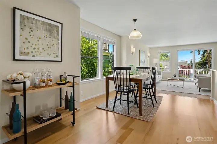 You'll enjoy bright open spaces year round.
