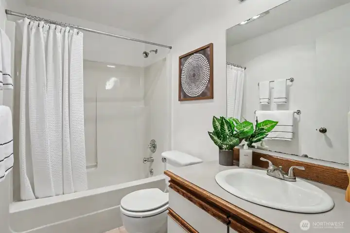 Full bath on ground floor.