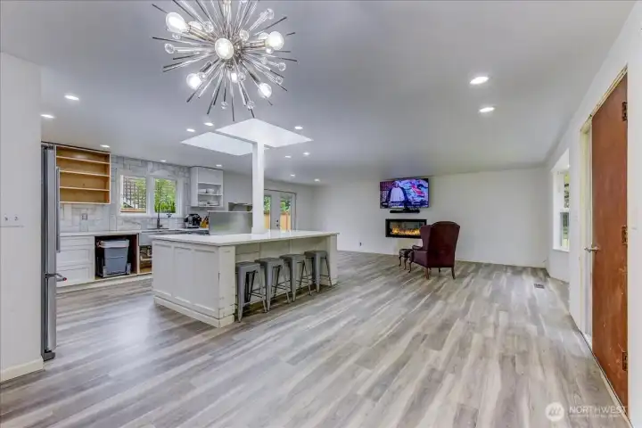 Open concept floor plan that is waiting for your finishing touches!