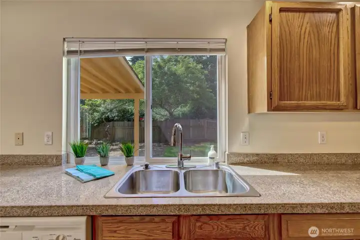 View out Kitchen Window