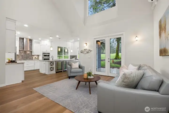 The lower level shines with all-new engineered LVP flooring, fresh, durable, and move-in ready. The lower level shines with all-new engineered LVP flooring, fresh, durable, and move-in ready.