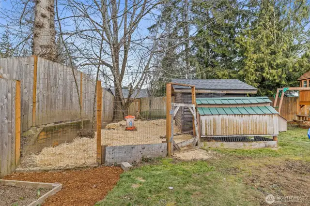 With egg prices these days, you are set with your own chicken coop!