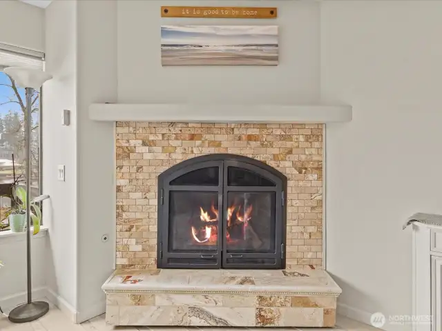 Gas fireplace