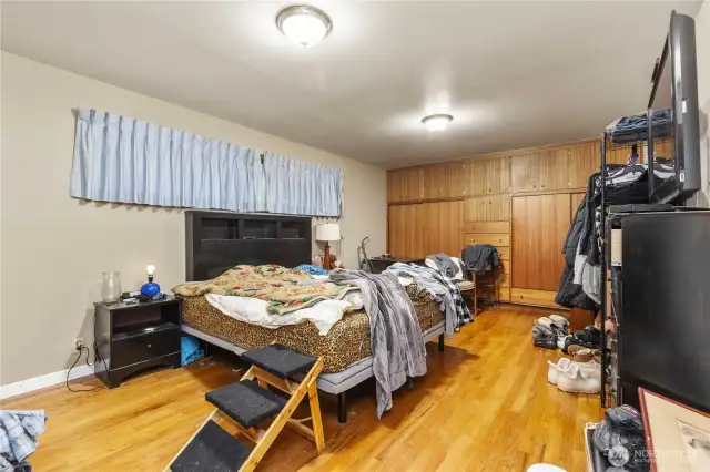 Large primary bedroom with plenty of closet space