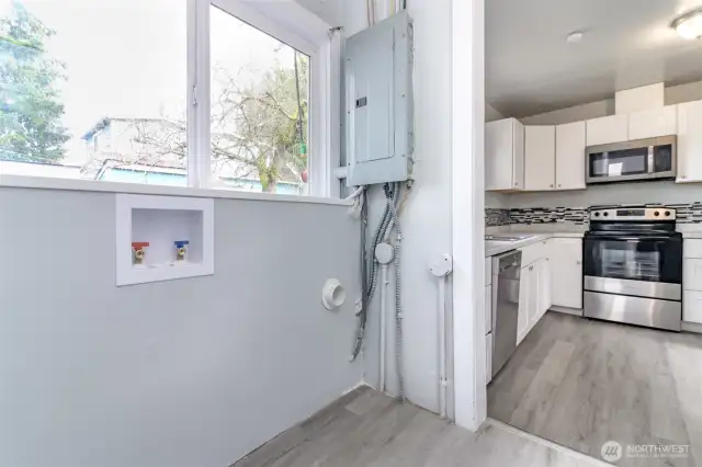 Washer & Dryer Hook Up