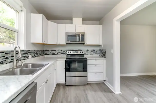 Remodeled kitchen