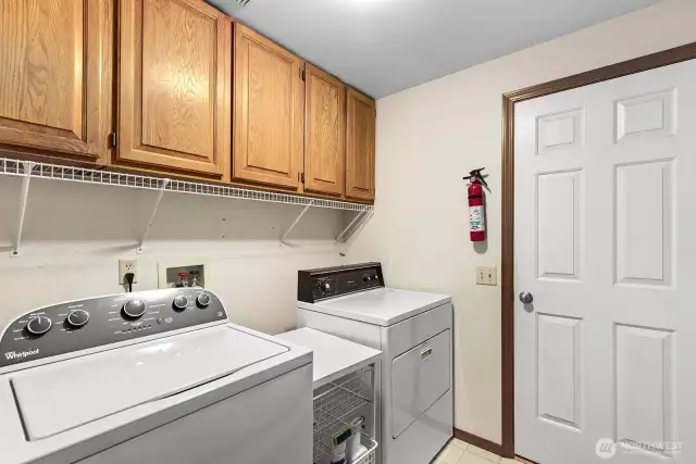 laundry room on main floor