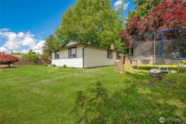 Front & side yard