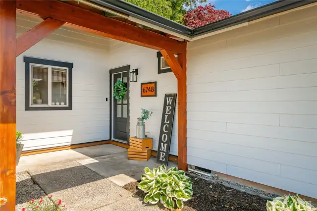 Welcoming entry