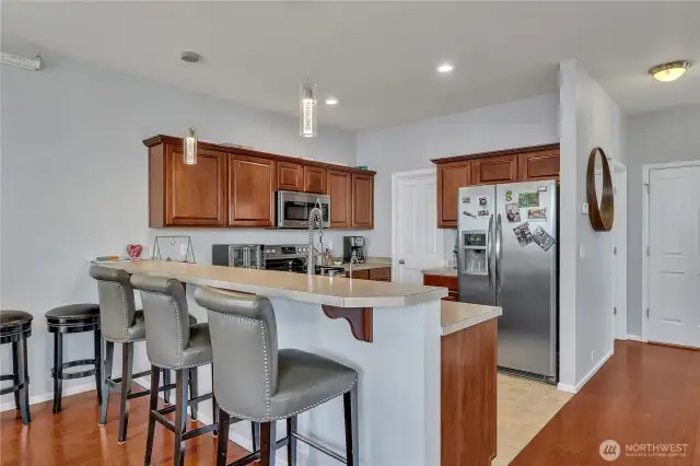 Kitchen and Breakfast area