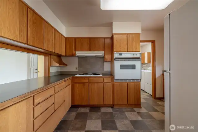 Kitchen with lots of storage