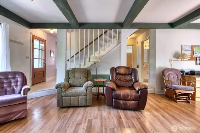 Relax in comfort. Furniture is included in the sale.
