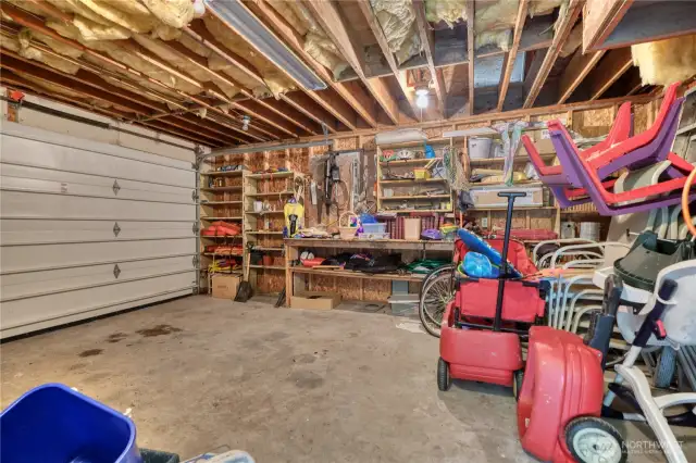 Garage for your tools and toys.