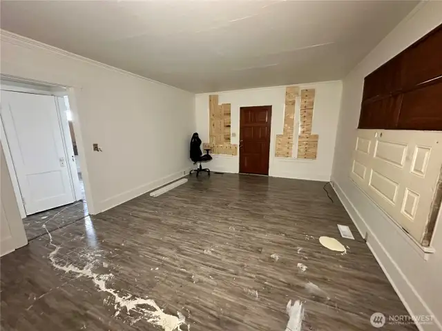 Some damage has occurred due to vandalism by teens.