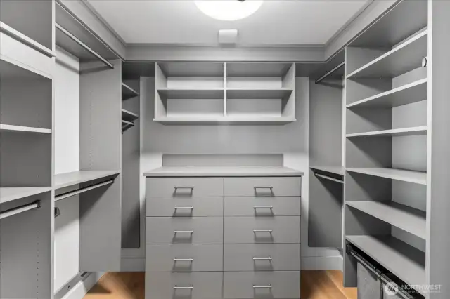 Primary walk-in closet