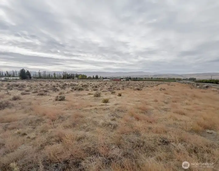 Aerial view looking North over the 11 acres.