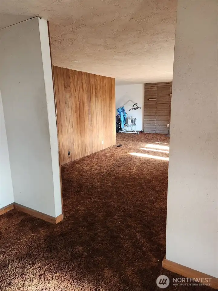 Entrance to large living room off Entry
