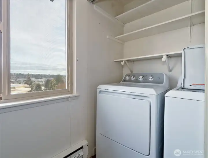 In-Unit, Full Size Washer and Dryer