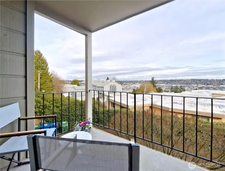 Covered Balcony for WFH Summer Days or Sipping Coffee in the Mornings