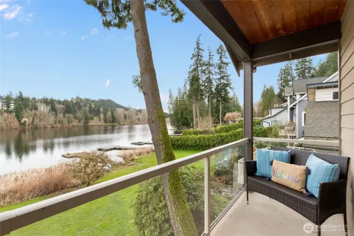 Private balcony from the primary suite