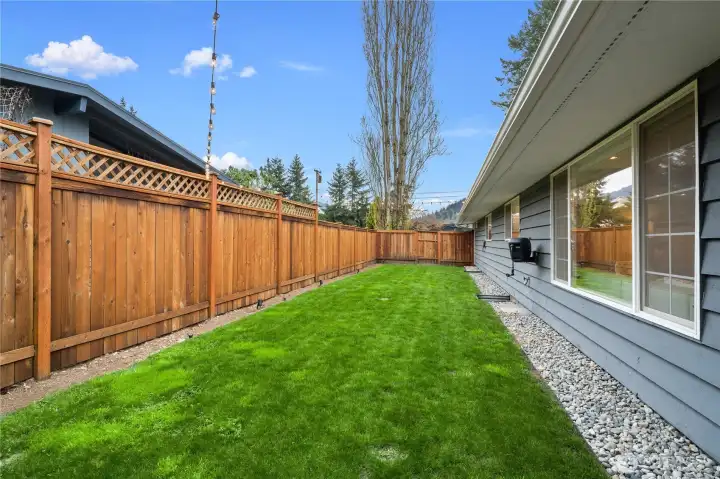 level yard for easy maintenance level yard for easy maintenance