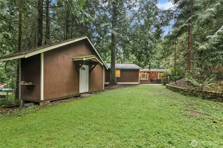 More storage and great back play area!