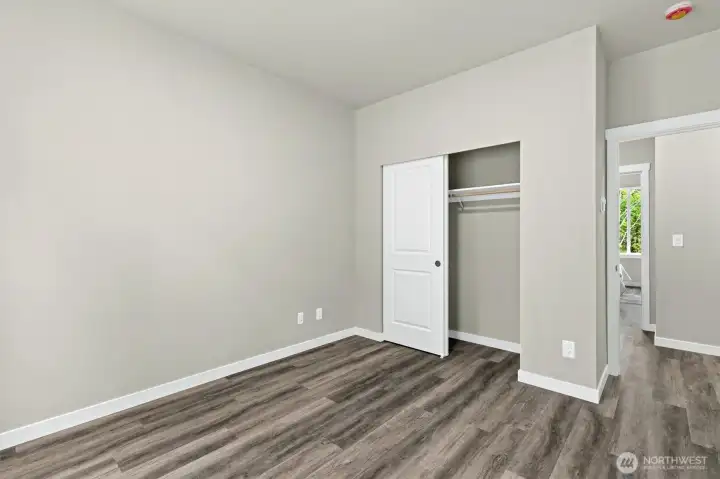 Bedroom 1 closet.