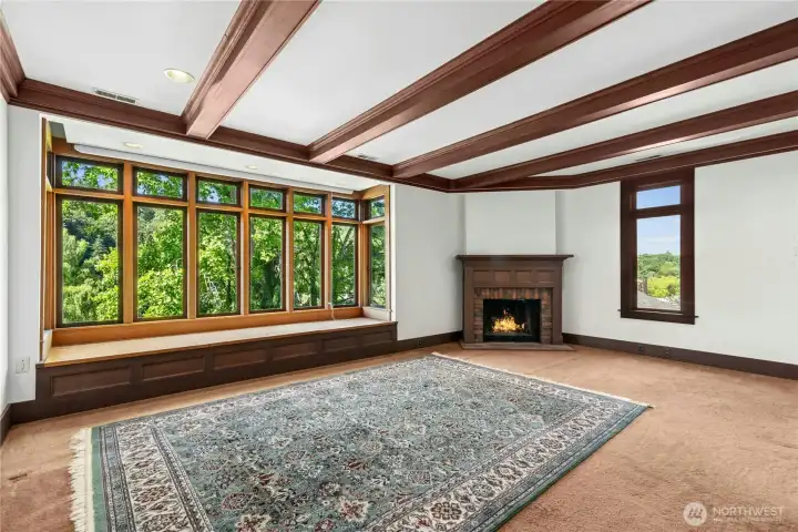 Very large primary with a fireplace