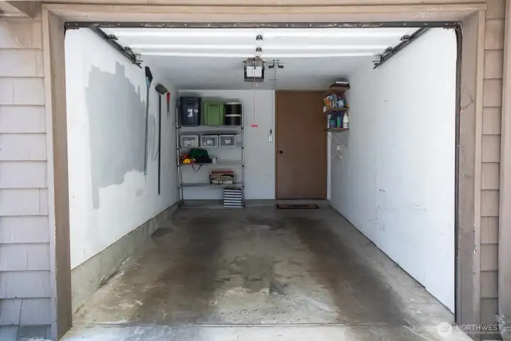 Rare private garage with storage
