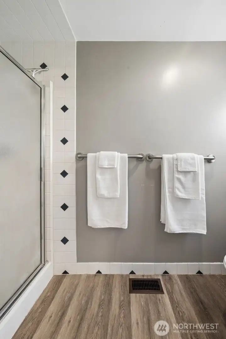 Enjoy extra privacy in this Primary Bath with a separate shower/toilet room.