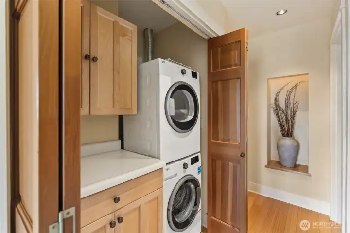 In Unit Washer Dryer with Cabinetry In Unit Washer Dryer with Cabinetry