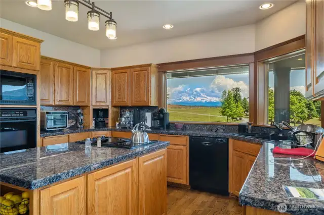 MOUNTAIN VIEW AS YOU WASH DISHES